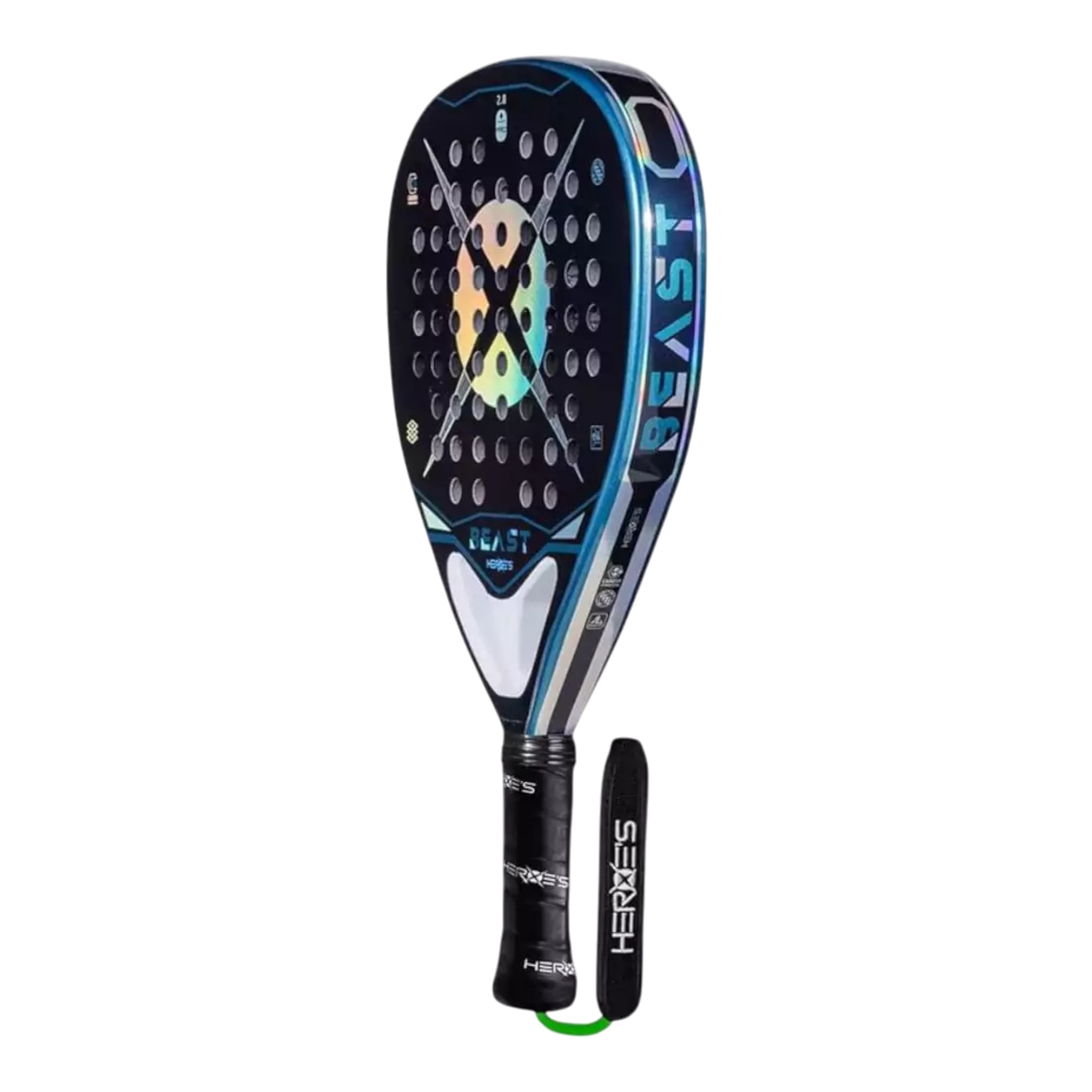 Heroe's Brand Sport BEAST 2025 Padel Racket – 100% Carbon Power & Teardrop Shape