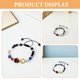 thumbnail image 3 of 2 piezas de pulsera del sistema solar niños lindos pulsera planeta cuentas de piedra natural joyas de galaxias para fiestas diarias de uso diario, 3 of 6