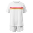 thumbnail image 3 of MAIHAN Outfits for Women Summer Clothing Sets Shirt & Shorts Clothes Set Shorts Sets Women 2 Piece Outfits Plus Size Travel Outfits for Women, 3 of 4