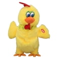 thumbnail image 2 of Pollo de peluche electrónico que pone 3 huevos, baila y suena, color amarillo, 30 cm/11,8 pulgadas, 2 of 14