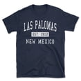 thumbnail image 1 of Las Palomas New Mexico Classic Established Men's Cotton T-Shirt, 1 of 1