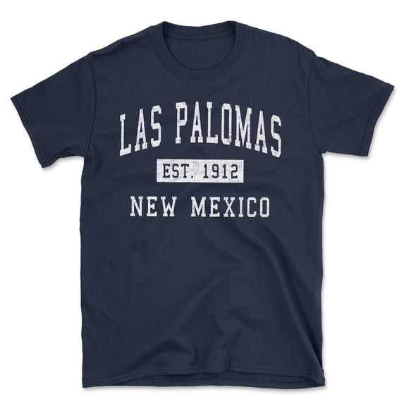 Las Palomas New Mexico Classic Established Men's Cotton T-Shirt