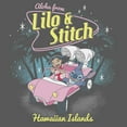 thumbnail image 2 of Girl's Lilo & Stitch Retro '50s Hawaiian Islands Graphic Tee Black Small, 2 of 4
