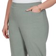 thumbnail image 4 of Alfred Dunner Womens Plus-Size Millennium Flat Front Short Length Pant, 4 of 4