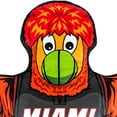 thumbnail image 3 of Bleacher Creatures Miami Heat Burnie 24" Mascot Bleacher Buddy, 3 of 3