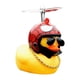 thumbnail image 4 of Adorno de pato amarillo con hélices de resina plástica, diseñado para casco de coche, patito para decoración, 4 of 12