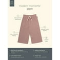 thumbnail image 2 of Modern Moments by Gerber Toddler Girl Paperbag Waist Wide Leg Pant, Sizes 12M-5T, 2 of 7
