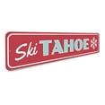 thumbnail image 3 of Tahoe Skiing Novelty Sign, Metal Wall Decor - 4x18 inches, 3 of 4