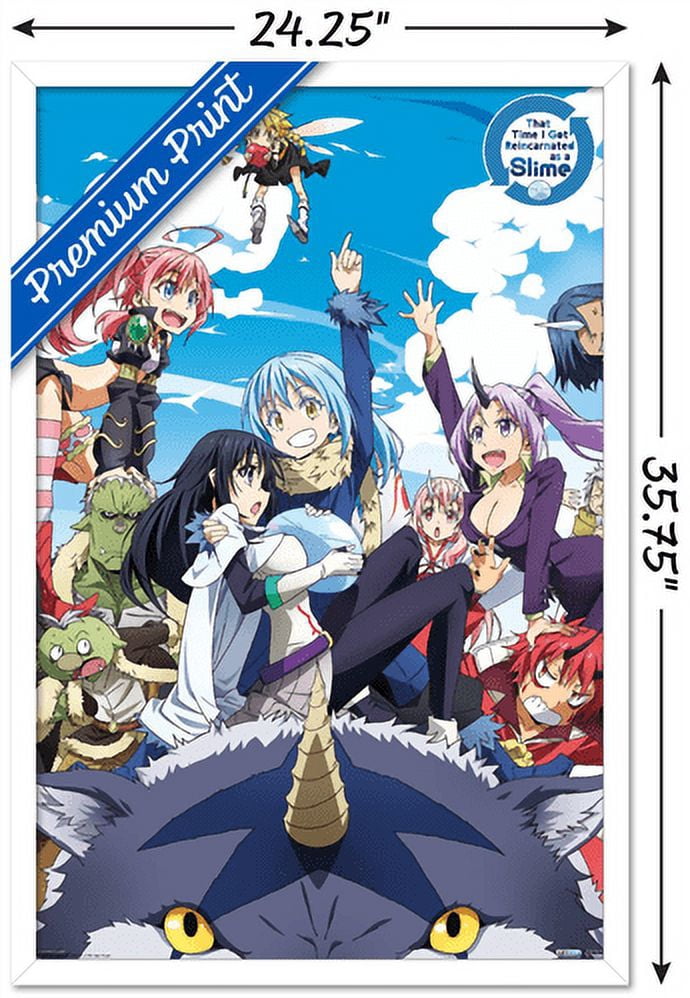 That Time I Got Reincarnated As A Slime - Group Wall Poster, 22.375" x 34", Framed