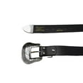 thumbnail image 7 of Ariat Ladies Black Leather with Silver Buckle Belt A1523201, 7 of 7