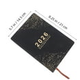 thumbnail image 6 of BESTYASH 2026 Personal Planner Black Hardcover Daily Weekly Monthly Organizer for Work School and Home, 6 of 6