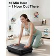 thumbnail image 2 of Plataforma vibratoria JXHBDH con capacidad de 181 kg y bandas, 2 of 8