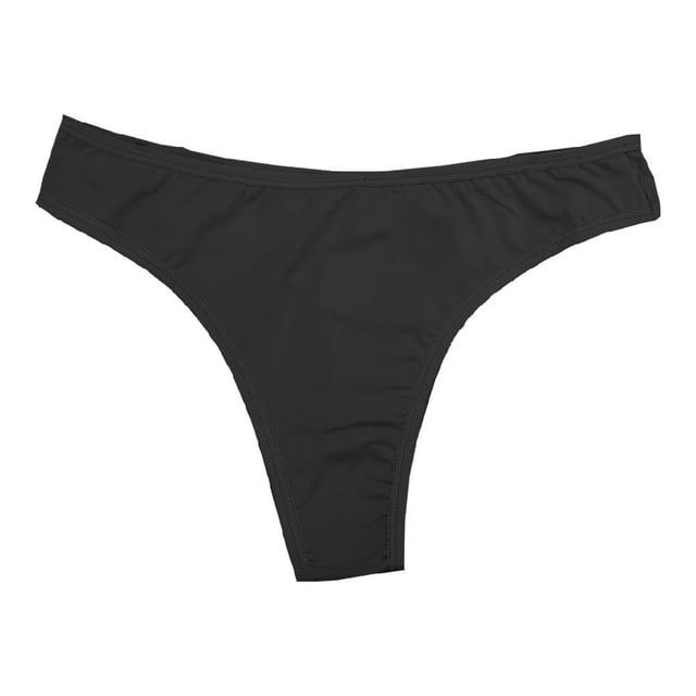 Tanga Secret Treasures Talla M Liso Negro