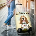 thumbnail image 3 of Cute Basset Hound Loves Dad Happy Father's Day Travel Luggage Cover Bassets Dog Breed Lovers Gifts Idea Suitcase Dust Protective Decor - 12008, 3 of 5