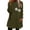 Army Green, variant on Cyber Sweaters Plus Size Women's Round- Neck and Winter Loose Print Pocket Warm Long Sleeve Blouse Tops XL,Light Blue