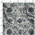 thumbnail image 2 of Soimoi Velvet Blue Fabric By the Yard - 54 Inch Wide - Florals Print Fabric - Elegant and Timeless Patterns for Fashion and Home Decor Printed Fabric, 2 of 6