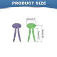 thumbnail image 2 of 1000 PCS Mini Brads, 5 x 9 mm Brass Paper Fasteners for Crafts, Green/Purple, 2 of 7