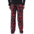 thumbnail image 4 of Godzilla Men's Character And Japanese Script Allover Pattern Adult Lounge Sleep Pajama Pants, 4 of 4