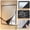 Width70CM, variant on Window windproof, warm curtain, cold double thick blackout curtain, soundproof cotton window,black whole piece,can be customized