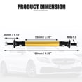 thumbnail image 3 of 1pair 75mm 2.95" Splitter Support Rods Adjustable Front Rear Bumper Lip Splitter Strut Rod Tie Support Bars Gold Tone, 3 of 6