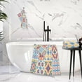 thumbnail image 6 of Vintage Talavera Ceramic Tile Towels Highly Absorbent Cotton Towels 2 Pack, Premium Spa & Hotel Quality Quick Dry Towel Set,54" x 27", 6 of 7