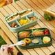 thumbnail image 4 of Fiambrera Bento Apilable, Almacenamiento De Alimentos a Prueba De Fugas, Recipientes De Plstico Grueso Utensilios a Juego, Para La Oficina Viajes, Preparacin De Comidas Porttil, Diseo, UKHBMC, 4 of 8