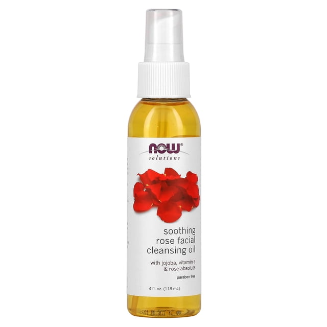 Aceite limpiador facial NOW Solutions Soothing Rose 120 ml