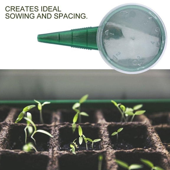 FurNest Plant Seed Sower 5 File Adjustable Planter Hand Held Multifunction Seeder Seeding Tools Plant Grass Dispenser Garden P3b5 F