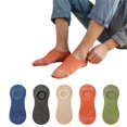thumbnail image 6 of Sales 2026 Women's Low Cut No Show Socks Under $5 GIJNRIUIUA Dark Blue No-Show Socks Women's 5 Pack No Show Socks | Cut Liner Wicking Non Lightweight Ideal for Sneakers No-Show Socks, 6 of 6