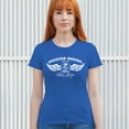 thumbnail image 4 of American Original Shelby Since 1962 T-Shirt Cobra Wings Classic Muscle Car GT500 Mustang Powered by Ford Women's Tee, 4 of 7