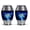 Aurora Borealis, variant on Turtle Urn, Burial Urns for Human Ashes, Keepsake Urns for Ashes Small, Urn for Ashes for Women, Urns for Women Human Ashes, Cremation Urn for Human Ashes (Size - 3inch, 2 Pcs)