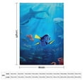 thumbnail image 3 of Finding Nemo Cartoon Blanket, Soft Cozy Fluffy Plush Throw Blanket for Boys Girls Young Adults, Warm Flannel Blanket for Living Room Bedroom Couch Bed 30"x40", 3 of 8
