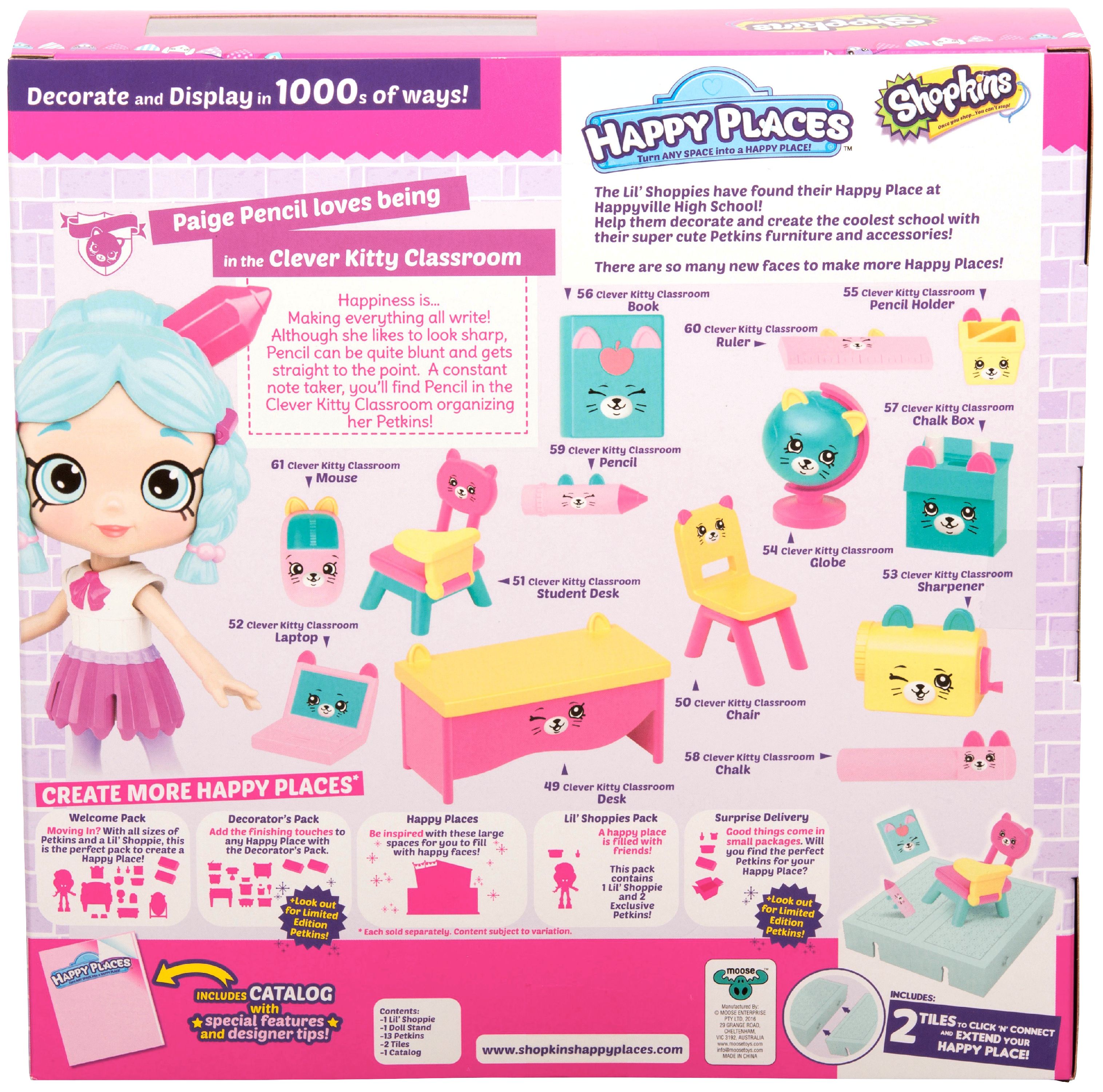 Shopkins clever sale kitty classroom