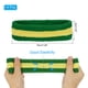 thumbnail image 2 of Banda para sudor Uxcell, bandas para la cabeza de tela de rizo para mujeres y hombres, deportes de baloncesto, tenis atlético, verde y amarillo, 4 piezas, 2 of 6