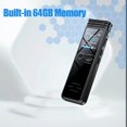 thumbnail image 1 of Enregistreur Numérique Activé par la Voix 128G - Mini Portable avec USB, MP3, Audio Professionnel 1536kbps pour Conférences et Réunions, Protection par Mot de Passe, Puce de Réduction du Bruit, Options 128 Go/64 Go/32 Go/16 Go, 1 of 10