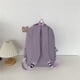 thumbnail image 3 of Mochila Mujer Gran Capacidad Niñas Mochilas Escolares Color Sólido para Deporte (Morado) Ehuebsd Para Estrenar, 3 of 9