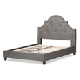 thumbnail image 3 of Baxton Studio Colchester Linen Modern Platform Bed, Multiple Sizes, Multiple Colors, 3 of 5