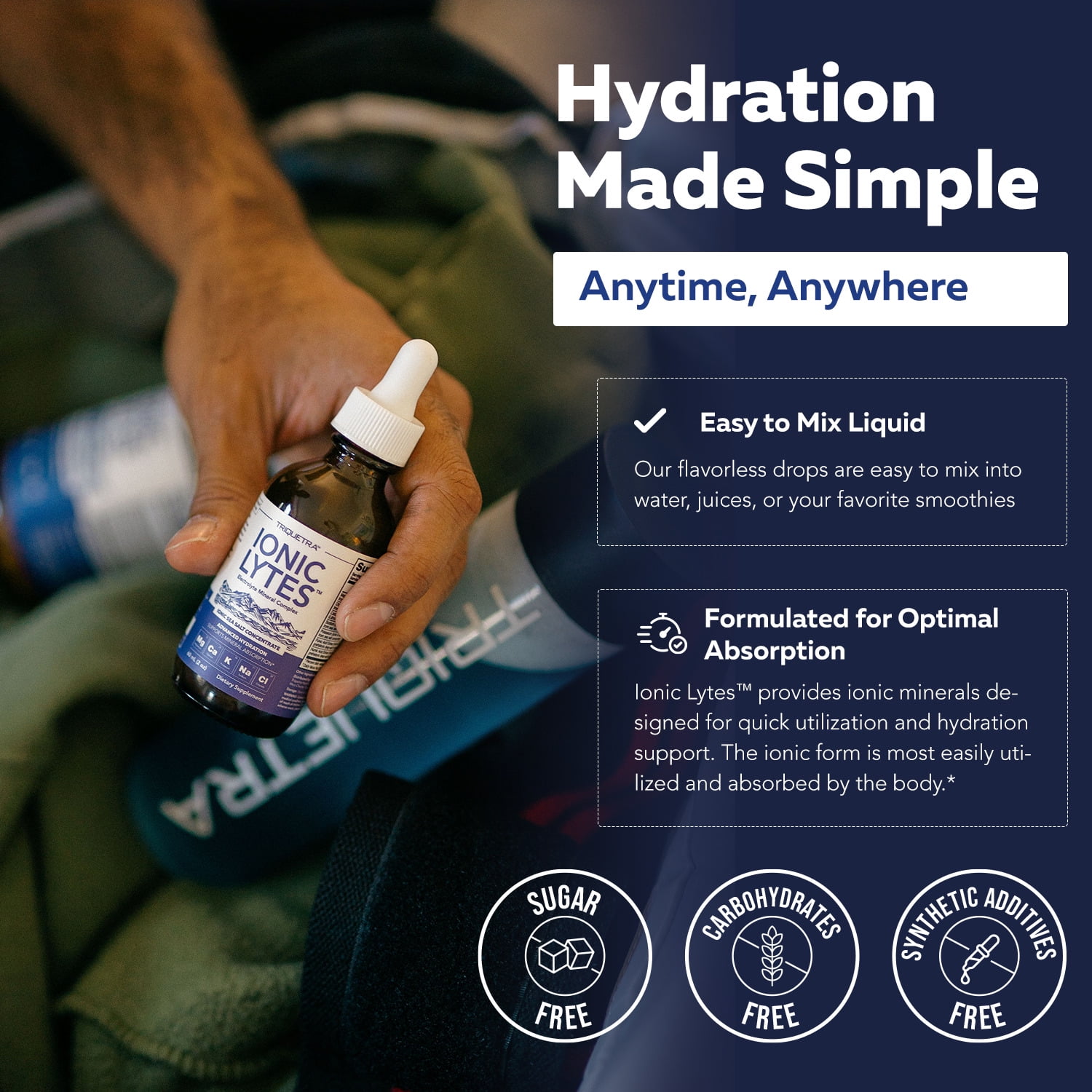 Triquetra Health Ionic Lytes™ Electrolyte Mineral Complex with Fulvic  Humic Acid - Liquid