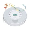 thumbnail image 3 of Bluetooth Portable CD Player Rechargeable CD Player Built in Speaker Microphone Memory Playing ABS ,Multi-Functional, 3 of 7