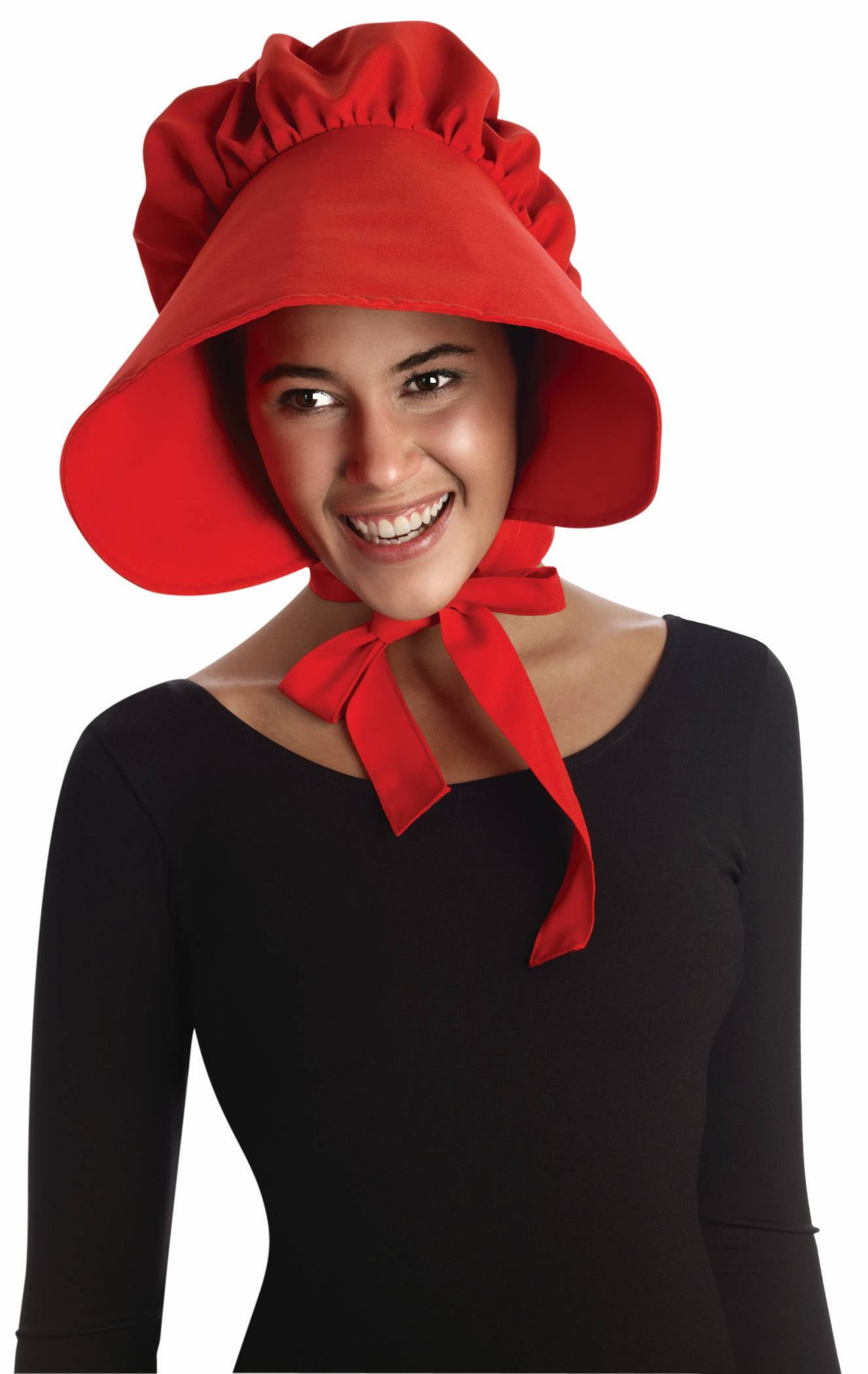 Red Bonnet Colonial Pilgrim Quaker 