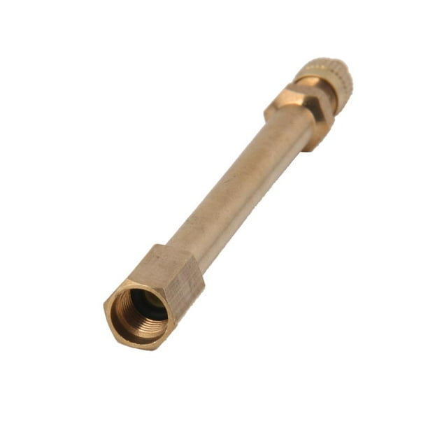 Extensión De Válvula Para Neumático - 3 Ángulos (45°, 90°, 135°), Latón Cromado, Para Coche, Camión O Caravana