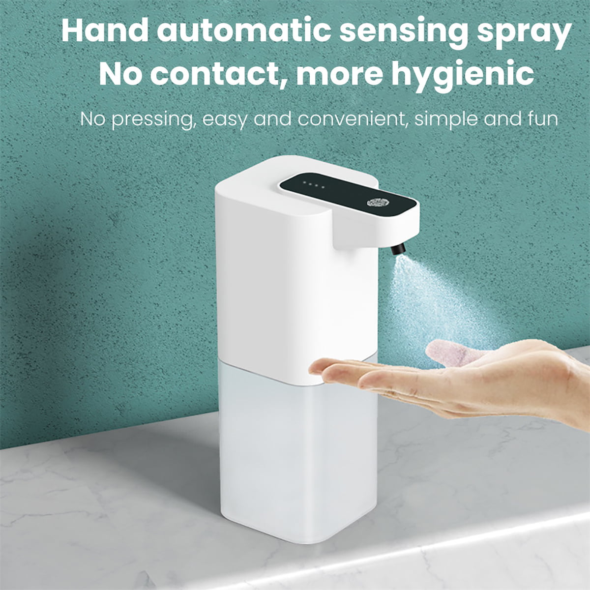 FandiiShop Automatic Soap Dispenser, 400ML135OZ Waterproof Base Soap Dispenser, Touchless Soap Dispenser wInfrared Motion Sensor & 3 Adjust