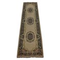 thumbnail image 3 of Rugsotic Carpets Hand Knotted Aras, Oriental Wool Runner Area Rug, Ivory,Green, 2'6''x10', 3 of 5