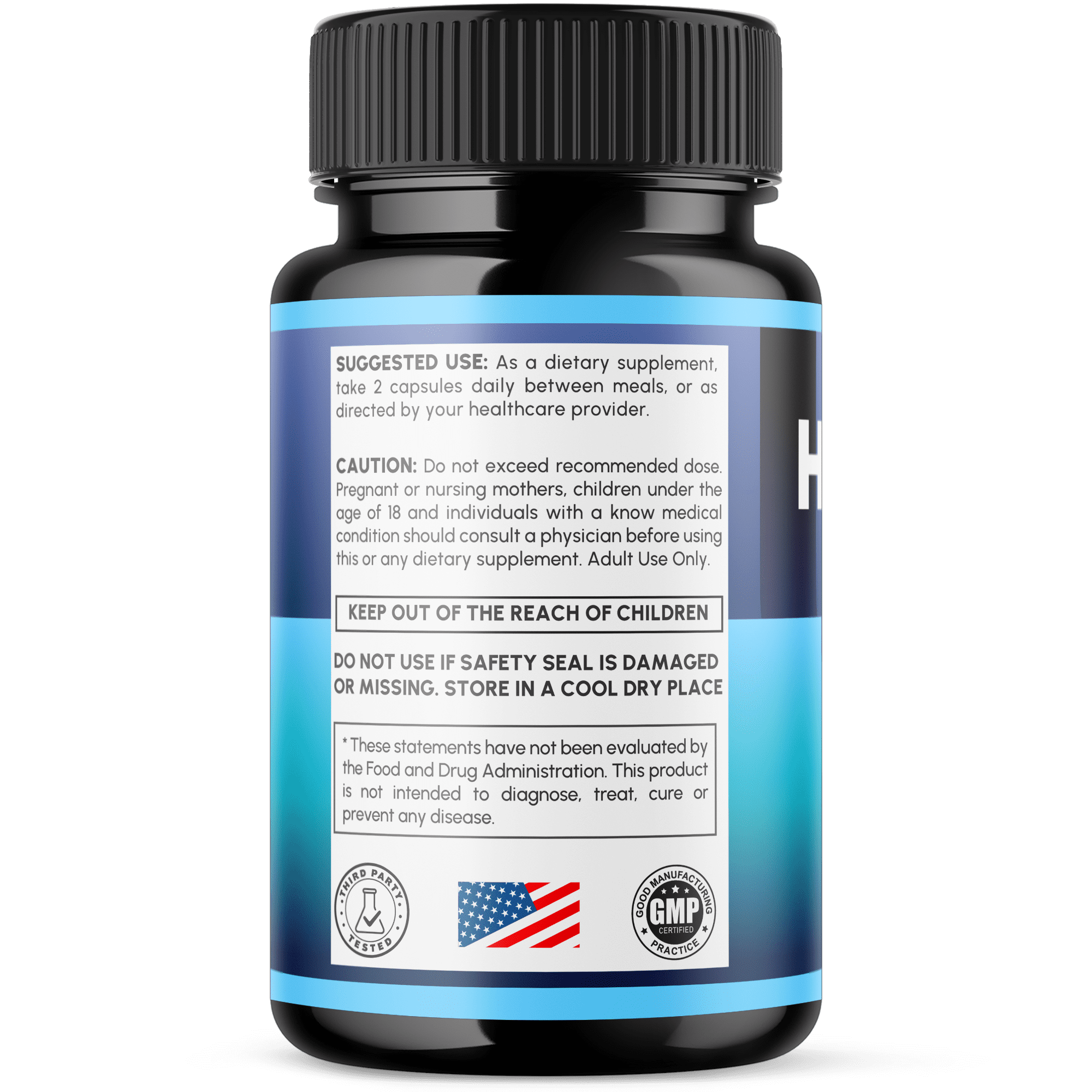 Hero Up Advanced Formula Pills All Natural Vitamin Supplement HeroUp 300 Capsules