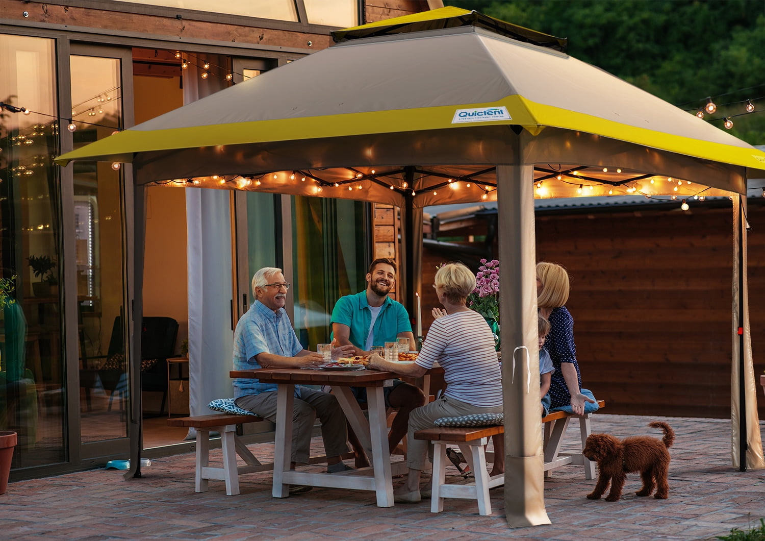 Quictent 13'x13' Pop up Canopy Tent for Backyard & Outdoor Events