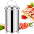 thumbnail image 1 of Baomifa-Presseur à Jambon Outil de Presse à Viande pour Faire du Jambon Fait Maison avec Thermomètre en Acier Inoxydable, 1 of 4