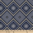 thumbnail image 2 of David Textiles 57" Chiffon Sun Diamonds Fabric By the Yard, Blue|Multi, 2 of 3