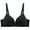 Black, variant on Wireless Comfy Bra for Women New Women's Daily Adjustable Underwear Gathered Thin Bra without Steel Ring Coffee 44