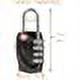 thumbnail image 5 of TSA Padlock 4-Number Combination Travel Suitcase Luggage Bag Code Lock (Black), 5 of 5