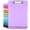 Light Purple, variant on Clipboards with Storage, High Capacity Clip Boards 8.5x11 with Storage, Heavy Duty Nursing Clipboard Folder, Plastic Clipboard with Pen Holder for Women Teachers Work, School & Office Supplies